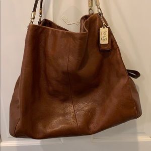 Coach Saddle Brown Hobo Handbag